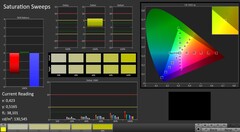 CalMAN: Color Saturation (calibrated)