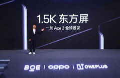 The OnePlus Ace 3 will be the first device with BOE's 1.5K AMOLED panel. (Image source: OnePlus)