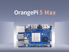 The Orange Pi 5 Max starts at just over $100 with 8 GB of RAM. (Image source: Shenzhen Xunlong Software)