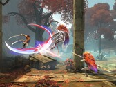 The Lost Crown combines fluid combat with precise, difficult platforming.