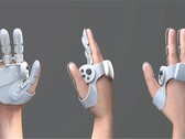 The prototype glove covers the hand partially, focussing on the fingertip surface (Image courtesy: Sharp)