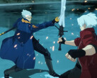For the first time in official animation, half-demon brothers Dante and Vergil clash outside of the games.