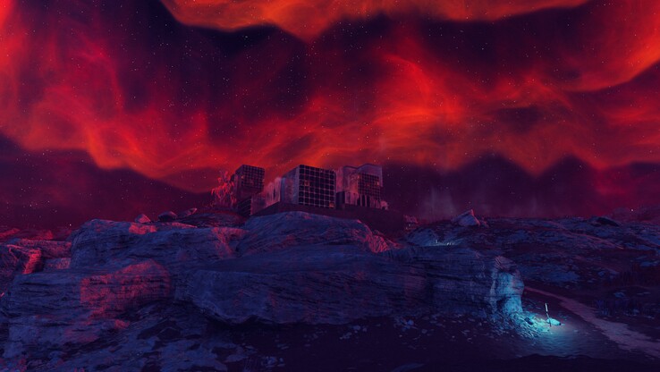 Red skies were a decent aesthetic choice (image source: Anil Ganti/Notebookcheck.net)