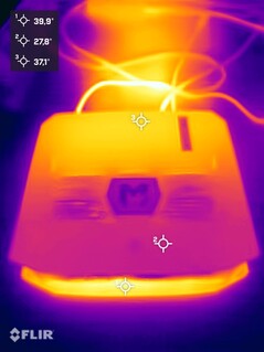 Bosgame M5 during stress test (top side)
