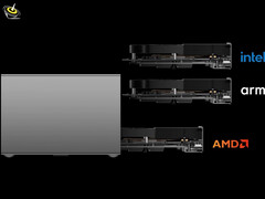The ME Pro NAS can run on Intel, AMD, and ARM-based motherboard. Pictured: the modular design of the system. (Image source: Beelink - edited)