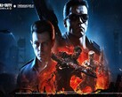 Official promotional key art for the Call of Duty: Mobile Season 7 crossover featuring Terminator 2: Judgment Day.