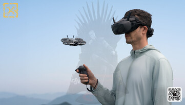 The DJI Neo 2 being flown with a pair of DJI Goggles N3. (Image source: via Igor Bogdanov)