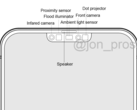 A sketch of the new True Depth Camera system powering Face ID. (Source: @JonProsser)