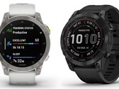 The Fenix 7 Sapphire Solar and Epix Gen 2 smartwatches are on sale during Amazon's Prime Day (Image source: Garmin)