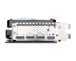 The external ports of the MSI GeForce RTX 3070 Ventus 3X OC (Source: MSI)