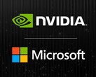 Nvidia and Microsoft logos are shown (Image source: Nvidia blog with edits)