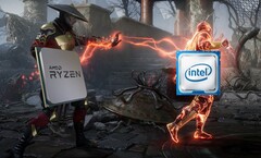 AMD has taken more processor usage share away from Intel. (Image source: AMD/Intel/Warner Bros. - edited)