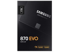 The Samsung 870 Evo SSD with 1TB of capacity has reached its best price on Amazon (Image: Samsung)