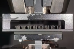 Upon heating above the austenite finish temperature (Af), the Nickel Titanium alloy recovers its initial shape. (Image source: ScienceDirect)