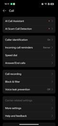 Call settings