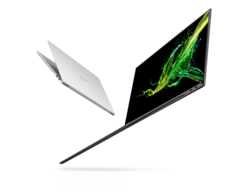 The new Acer Swift 7 comes in Starfield Black and Moonstone White color options. (Source: Acer)