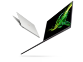 The new Acer Swift 7 comes in Starfield Black and Moonstone White color options. (Source: Acer)