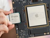 The Apple M1 Ultra takes up most of the Mac Studio's logic board. (Image source: Max Tech)