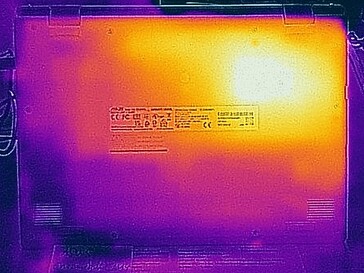 Heat development - Bottom (idle)