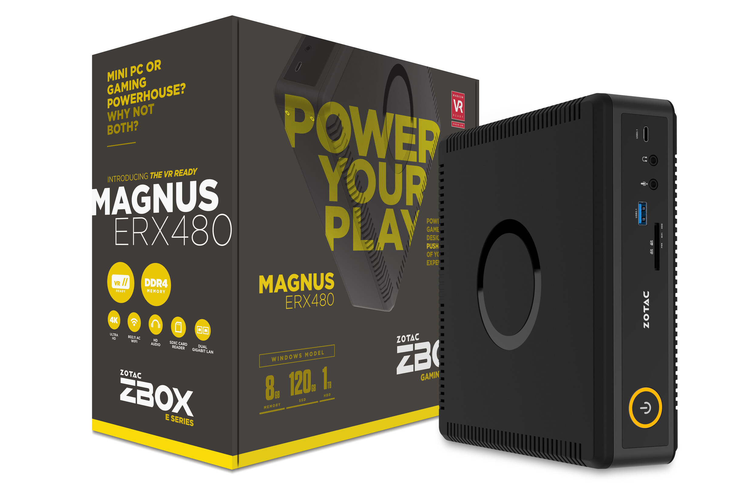 Zotac announces Magnus ERX480 mini PC with AMD RX graphics - NotebookCheck.net News