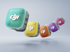 DJI's latest microphone release can be customised with various magnetic front panels.