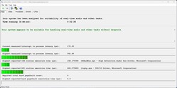 Maximum latencies after ten seconds of Prime95