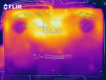 Heat generation bottom side (load)