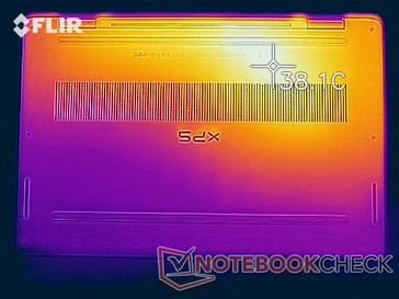 Surface temperature from video streaming. We can pinpoint where the processor is likely located