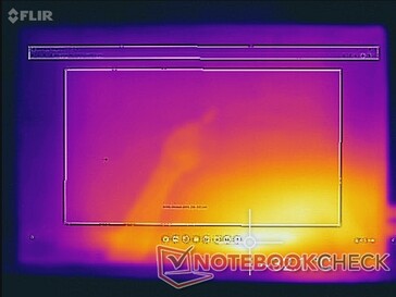 Temperature map (front)