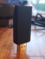 The back of the HDMI transmitter dongle.