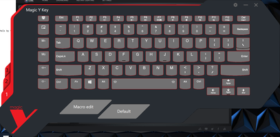 "Magic Y Key" macro editor is easy to set and configure