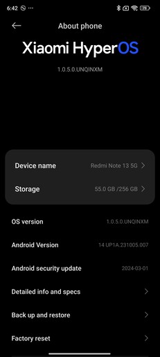 About Phone