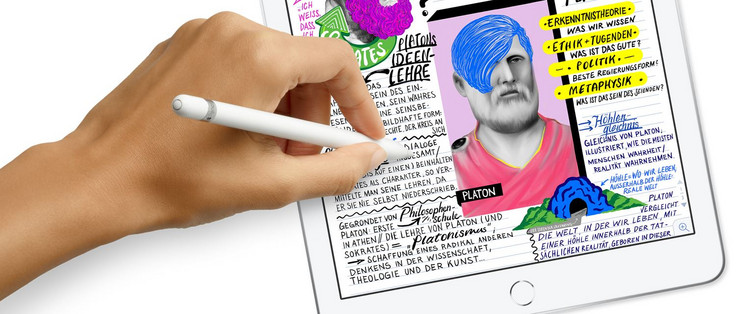 Apple's new iPad comes with Apple Pencil support