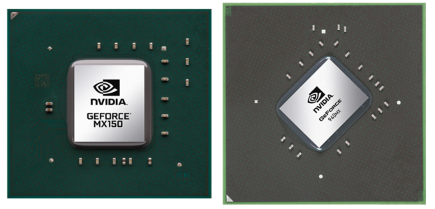 NVIDIA GeForce MX150 and the NVIDIA GeForce 940MX