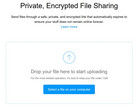 Mozilla is trialing a single-download encrypted file sharing website. (Source: Mozilla)