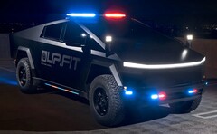 UP.FIT unveils Cybertruck Next-Gen Patrol vehicle for law enforcement departments. (Source: UP.FIT)