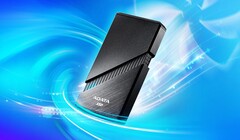 The Adata SE920 is said to be significantly faster than the Samsung T9, thanks to USB 4. (Image: Adata)