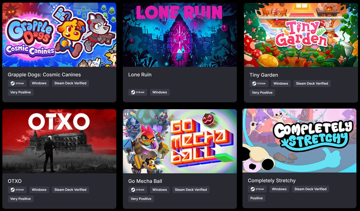 All the games included in the bundle (Image source: Green Man Gaming)