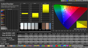 CalMAN color accuracy – standard: normal