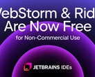 WebStorm and Rider from JetBrains are available for download for non-commercial use. (Image source: JetBrains)