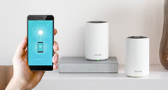 The Deco XE75 tri-band mesh Wi-Fi system can deliver speeds of 5,400 Mbps. (Image source: TP-Link)