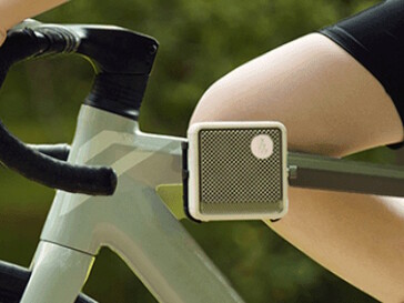 The tiny ES20 comes with IP67 dust and water protection and a carry strap. (Image source: Edifier)