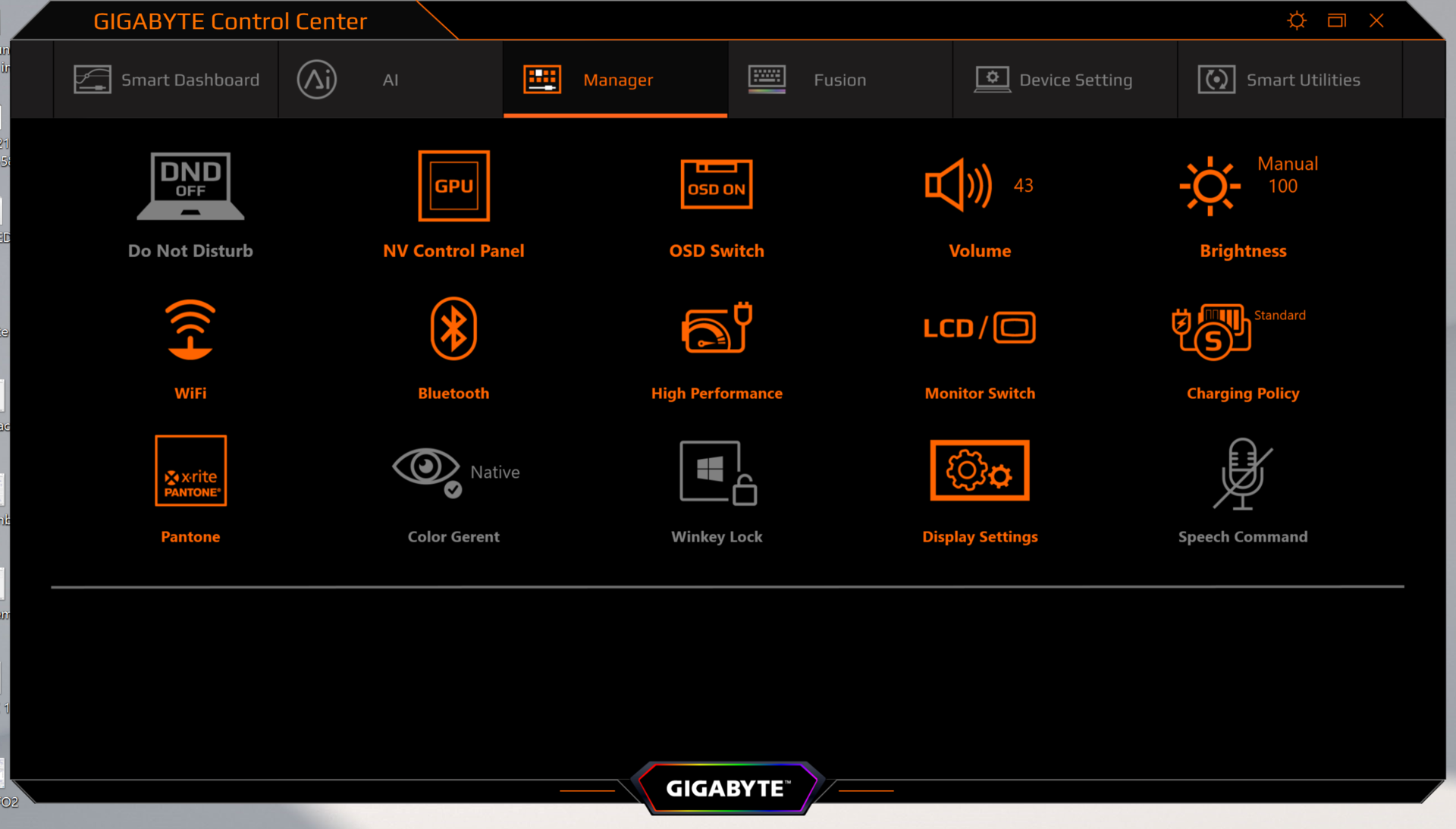 Гигабайт контрол центр. AORUS Control Center. Gigabyte Control Center