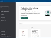 30 days left until the demise of the Grammarly Desktop Editor (Source: Own) 