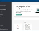 30 days left until the demise of the Grammarly Desktop Editor (Source: Own) 
