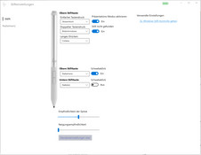 HP pencil stylus settings