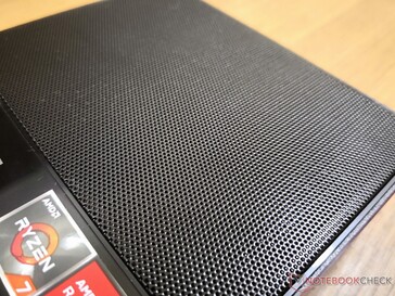 Top metal mesh is reminiscent of speaker grilles