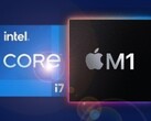 The Apple M1 SoC has outshone the Intel Core i7-11700K on PassMark. (Image source: Intel/Apple - edited)