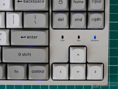 Keychron C1 Pro 8K indicator lights. 