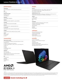 Lenovo ThinkPad L16 Gen 3 AMD specifications.